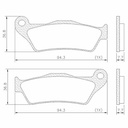 PASTILLA DE FRENO PULSAR 180 / FZ-16 DEL FRASLE (FMPD00883)