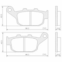 PASTILLA DE FRENO YAMAHA FZ16 / FI TRAS FRASLE (FMPD00884)