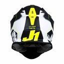 CASCO JUST1 J18 HEXA NEGRO/ GRIS/ FLUO/ BLANCO MATE S (CAJ0001S)