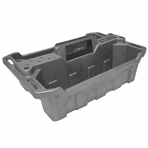 BANDEJA MULTIUSO GRIS 49x35x18 PLASTICA VC (1121G)