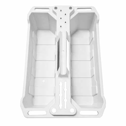 BANDEJA PORTA ELEMENTOS LIMPEA MULTIUSO BLANCA 49x35x18 PLASTICA VC (1121B)