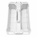 BANDEJA PORTA ELEMENTOS LIMPEA MULTIUSO BLANCA 49x35x18 PLASTICA VC (1121B)