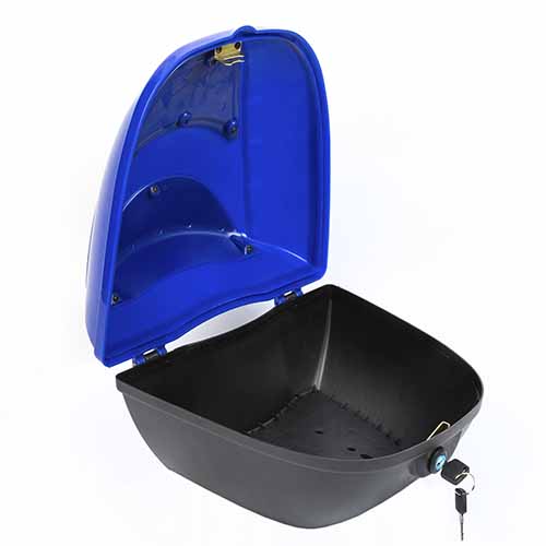 BAUL PORTA OBJETOS 32 LITROS UNIVERSAL AZUL PLASTICA VC (575A)