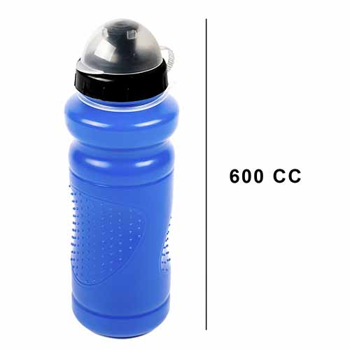 CARAMAÑOLA SPORTS 600cc CON TAPA CUBRE PICO AZUL PLASTICA VC (1070A)