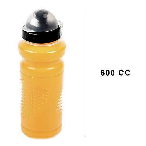 CARAMAÑOLA SPORTS 600cc CON TAPA CUBRE PICO NARANJA PLASTICA VC (1070NA)