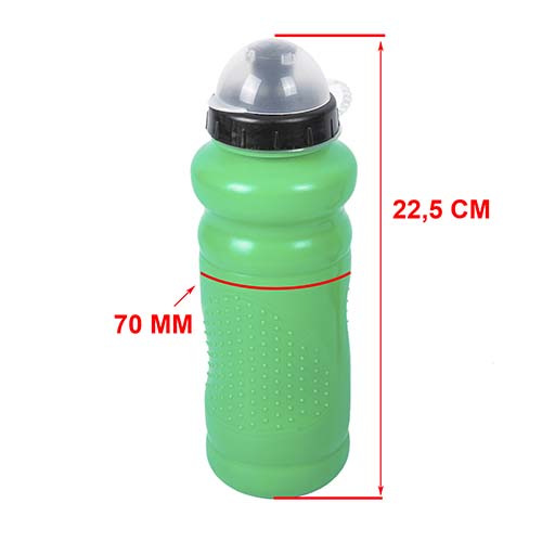 CARAMAÑOLA SPORTS 600cc CON TAPA CUBRE PICO VERDE PLASTICA VC (1070V)