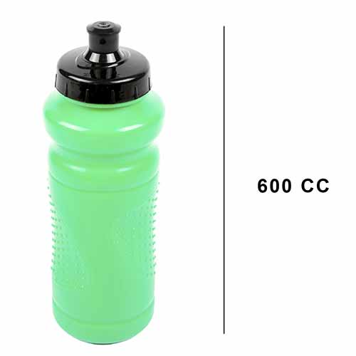 CARAMAÑOLA SPORTS 600cc CON TAPA CUBRE PICO VERDE PLASTICA VC (1070V)