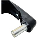 CUBRE MANOS OFF ROAD C/SPOILER ROJO/NEGRO JGO PLASTICA VC (1011)