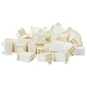 FICHA MACHO 6 TERMINALES PLASTICA VC (879)