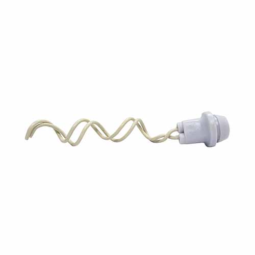 PORTALAMPARA GIRO UNIVERSAL P/ LAMPARA MUELITA PLASTICA VC (578)