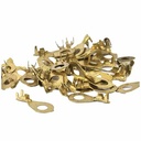 TERMINAL OJAL P/BATERIA BRONCE X 100 U. PLASTICA VC (780)