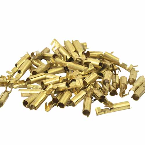TERMINAL TUBO HEMBRA Ø 4mmm BRONCE X 100 U. PLASTICA VC (703)