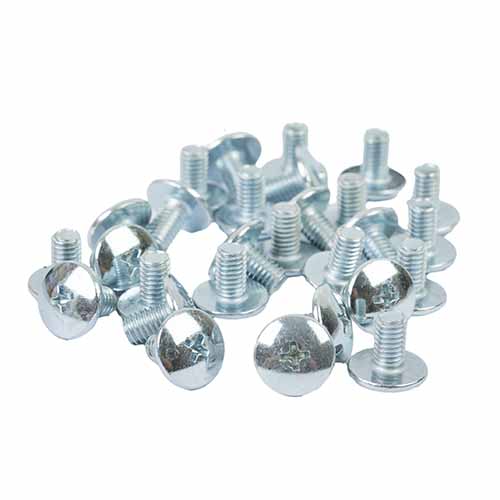 TORNILLO M6X10 PLATEADO P/PLASTICOS CABEZA Ø 16mm X UNIDAD PLASTICA VC (T001A)