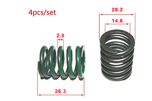 C-POWER (D.EMBR. RACING + RESORTES) H. C100 BIZ (4 pcs) STD