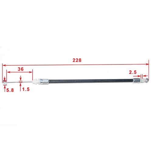 CABLE ASIENTO MOTOMEL VX150 STD