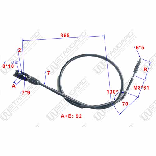 CABLE EMBRAGUE HONDA GLH150 GAUCHA STD EXCLU