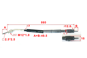 CABLE VELOCIMETRO HONDA NEW WAVE 110/110 S 2017 - 2018 STD