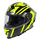 CASCO SNAIL FF871 DOBLE VISOR FLUO YELLOW/BLACK XL