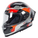 CASCO SNAIL FF871 DOBLE VISOR SILVER/ORANGE XL