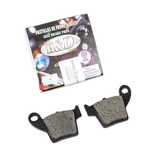 PASTILLA DE FRENO HONDA CR 125 / 250 / 02 / 04 TRASERA HYD (131)