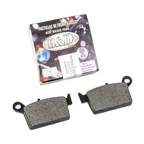 PASTILLA DE FRENO GUERRERO GXR 250 TRASERA HYD (166)