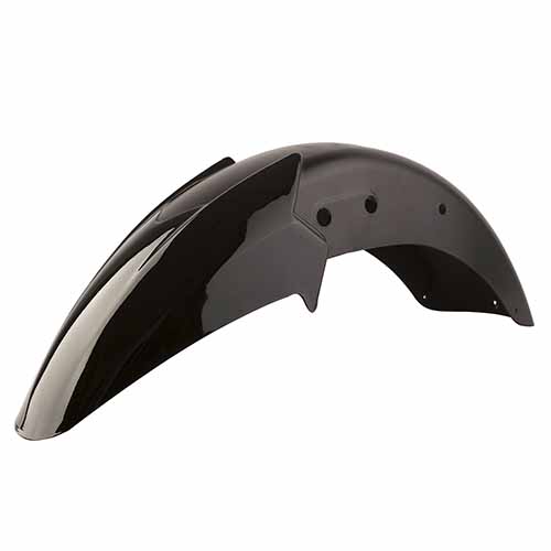GUARDABARRO DEL. BAJAJ ROUSER 135 NEGRO (+ BABERITO) MTC