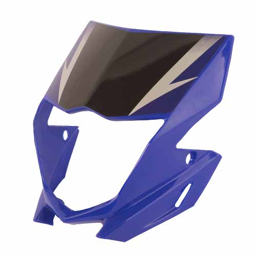 MASCARA CUBRE OPTICA YAMAHA XTZ 125 2015-2017 AZUL MTC
