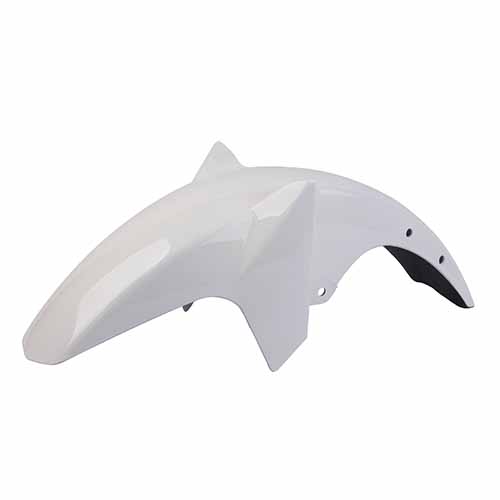 GUARDABARRO DEL. YAMAHA YBR 125 ED FACTOR BLANCO + SOPORTE MTC