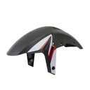 GUARDABARRO DEL. BAJAJ ROUSER NS200 BLANCO/ROJO MTC
