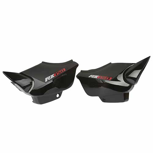 CACHA LATERAL ZANELLA RX150 NEGRO (JGO) MTC
