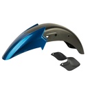 GUARDABARRO DEL. BAJAJ ROUSER 135 AZUL (+ BABERITO) MTC