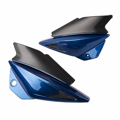 CACHA LATERAL BAJAJ ROUSER 135 AZUL (JGO) MTC