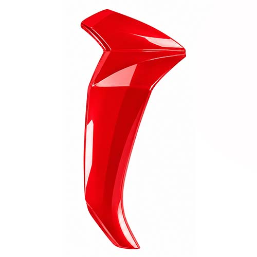 CUBRE PIERNA EXTERIOR YAMAHA NEW CRYPTON 110 ROJO LADO DERECHO MTC