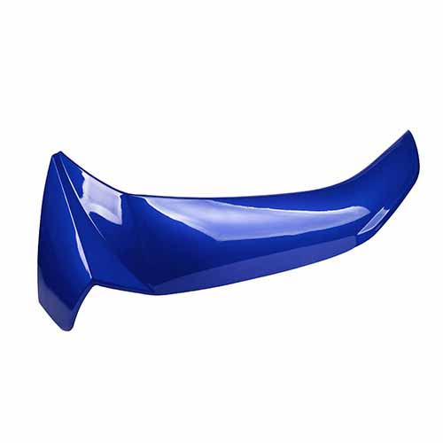 CUBRE PIERNA EXTERIOR YAMAHA NEW CRYPTON 110 AZUL LADO DERECHO MTC