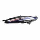CACHA BAJO ASIENTO YAMAHA NEW CRYPTON 110 NEGRO CALCO AZUL LADO DERECHO MTC