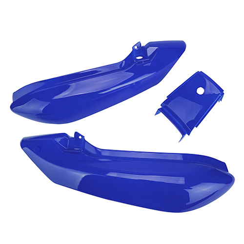 CACHA BAJO ASIENTO + UNION COLIN SUZUKI EN 125 AZUL (3PCS) MTC