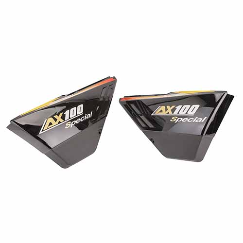 CACHA LATERAL SUZUKI AX100 NEGRO (JGO) MTC