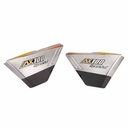 CACHA LATERAL SUZUKI AX100 SPECIAL GRIS (JGO) MTC