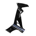 CUBRE PIERNA INTERIOR YAMAHA NEW CRYPTON 110 NEGRO LADO IZQUIERDO MTC