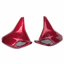 CACHA TOMA DE AIRE YAMAHA FZ-S ROJO MTC (JGO)