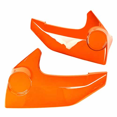 CACHA TOMA DE AIRE YAMAHA FZ16 NARANJA (JGO) MTC