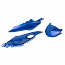 CACHA BAJO ASIENTO + UNION COLIN YAMAHA FZ16 AZUL (3PCS) MTC