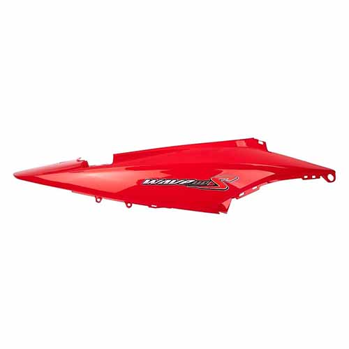 CACHA BAJO ASIENTO HONDA WAVE 110S ROJO LADO DERECHO MTC