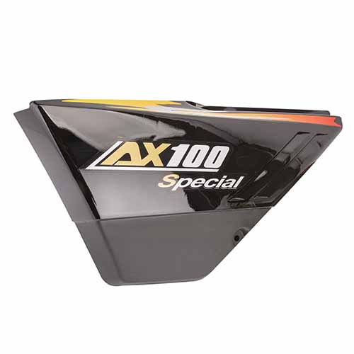 CACHA LATERAL SUZUKI AX100 SPECIAL NEGRO LADO IZQUIERDO MTC