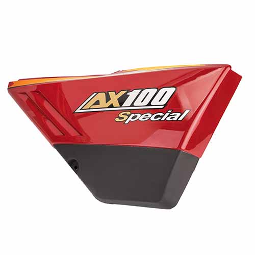 CACHA LATERAL SUZUKI AX100 SPECIAL ROJO LADO DERECHO MTC