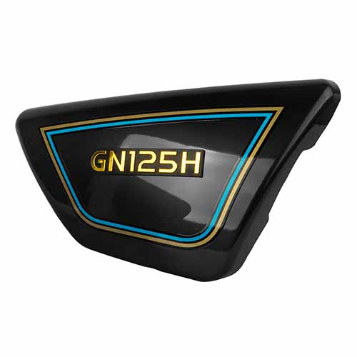 CACHA LATERAL SUZUKI GN125 NEGRO LADO DERECHO MTC