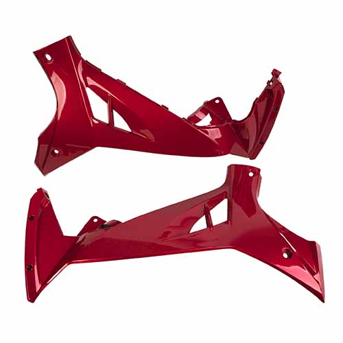 CUBRE PIERNA INTERIOR YAMAHA NEW CRYPTON 110 ROJO (JGO) MTC