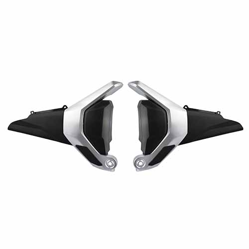 CACHA LATERAL YAMAHA FZ-S NEGRO/CROMADO (JGO) MTC