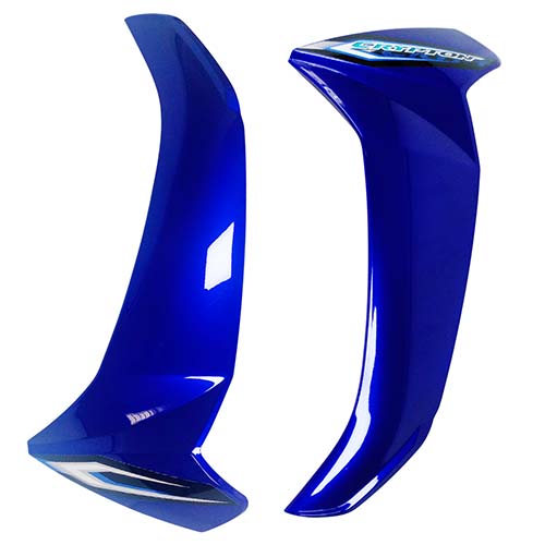 CUBRE PIERNA EXTERIOR YAMAHA NEW CRYPTON 110 AZUL (JGO) MTC