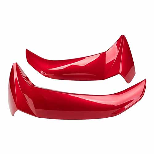 CUBRE PIERNA EXTERIOR YAMAHA NEW CRYPTON 110 ROJO (JGO) MTC